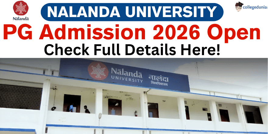 Nalanda University PG Admission 2026 Open