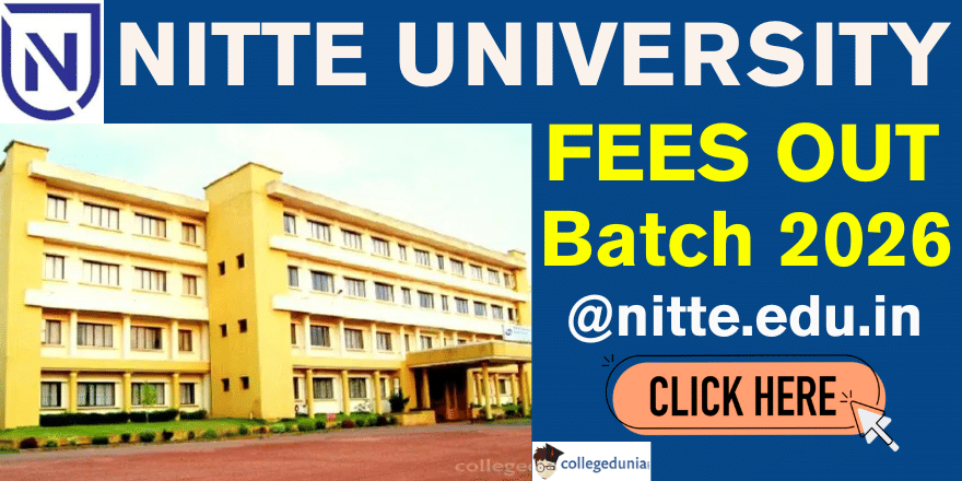 NITTE UG & PG Fee Structure 2026–27