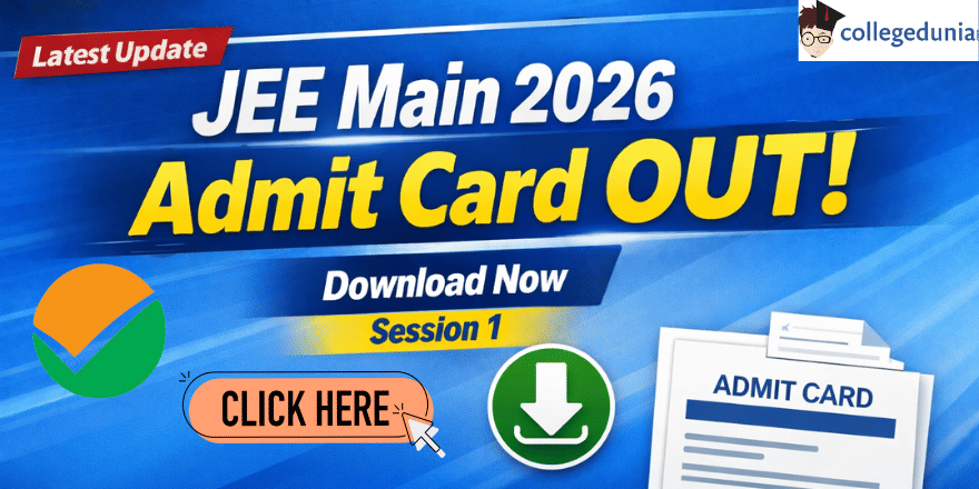 JEE Main 2026Admit Card Out