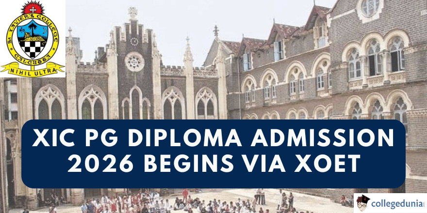 XIC PG Diploma Admission 2026