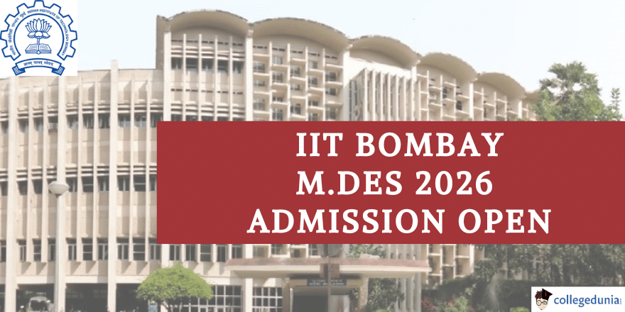 IIT Bombay MDes Admission 2026 Open