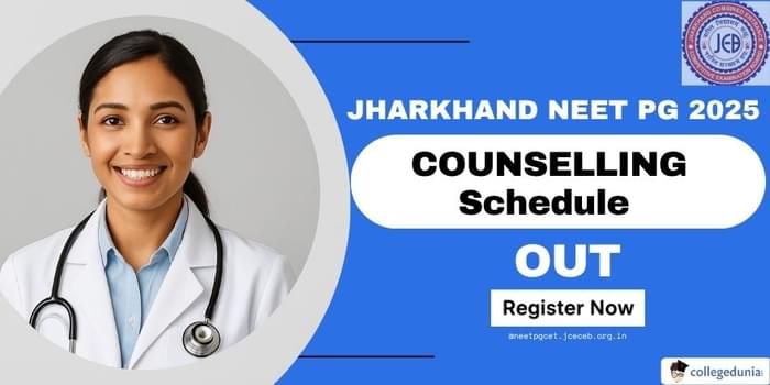 Jharkhand NEET PG counselling schedule released 2025
