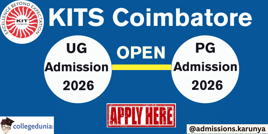 KITS Coimbatore UG & PG Admissions 2026 Open