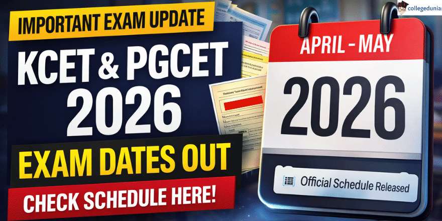 KCET 2026 Exam Dates Announced