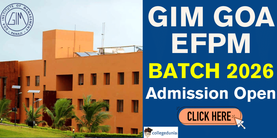 GIM Goa EFPM Admissions 2026 Open