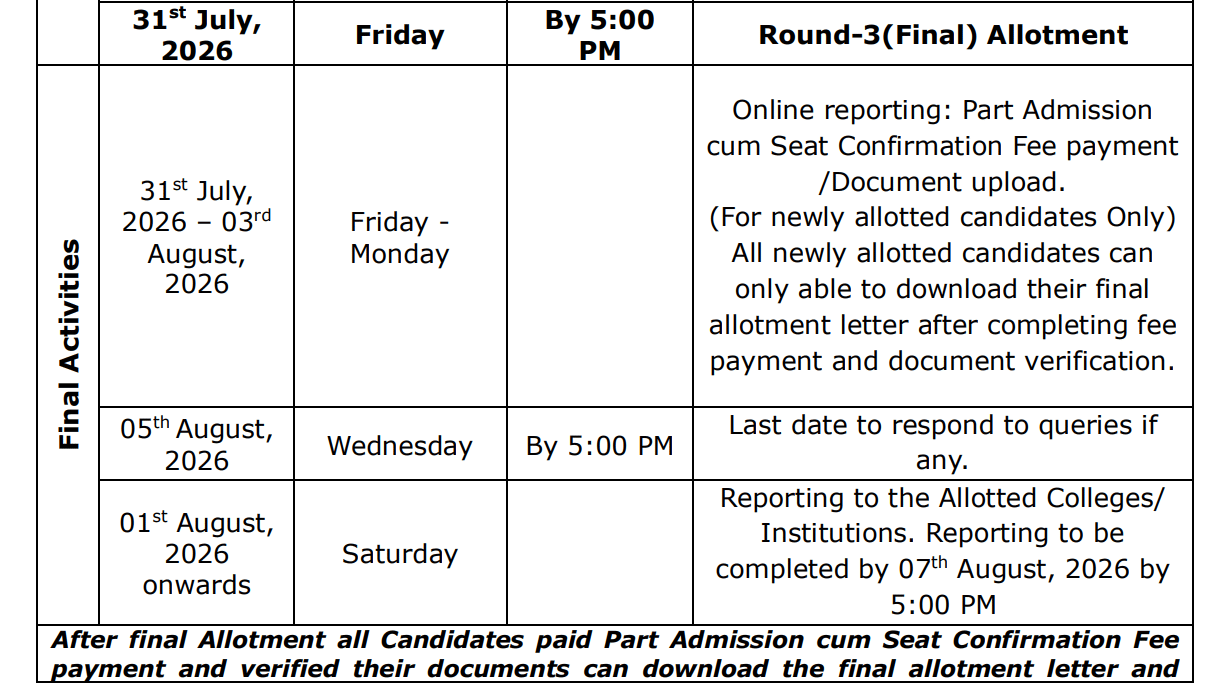 OJEE 2026 Round 3 Lateral Entry