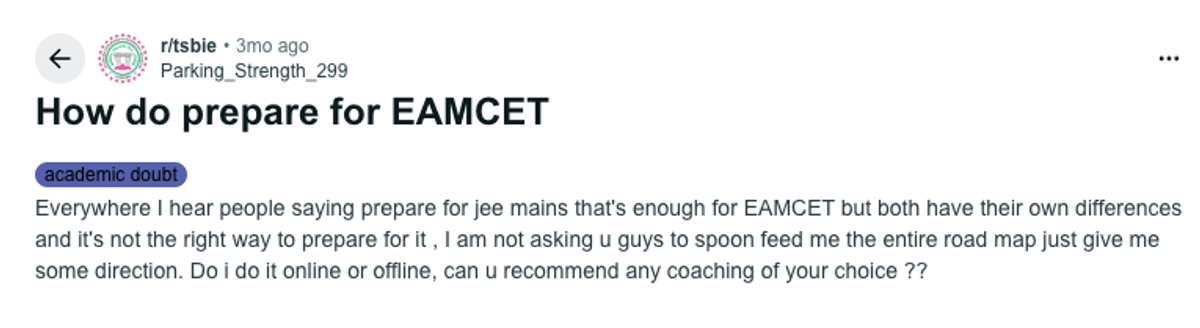 One of the Reddit users asked: