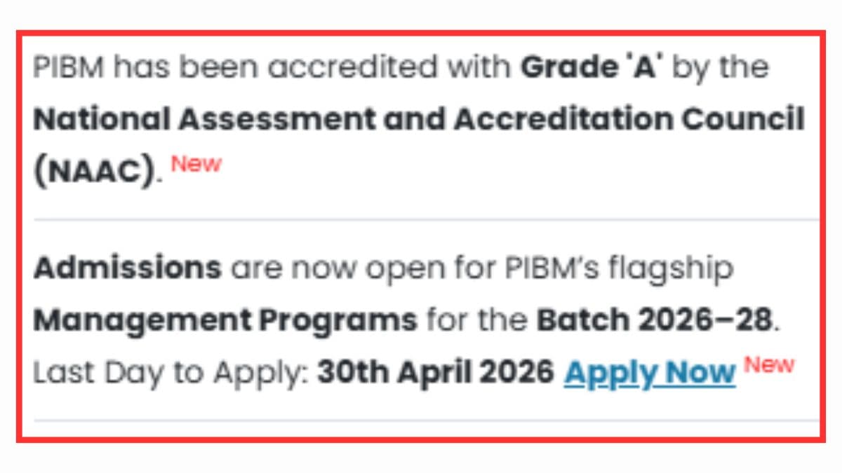 PIBM Pune PGDM Admission 2026