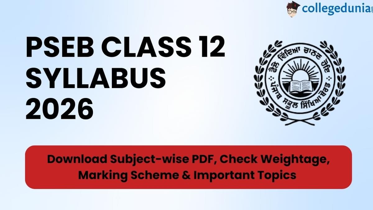 PSEB Class 12 Syllabus