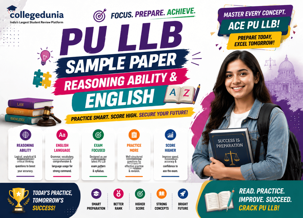 PU LLB Reasoning Ability & English Sample Paper 