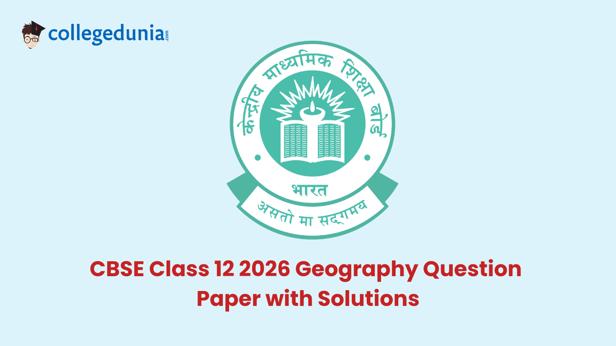 CBSE Class 12 Geography Question Paper
