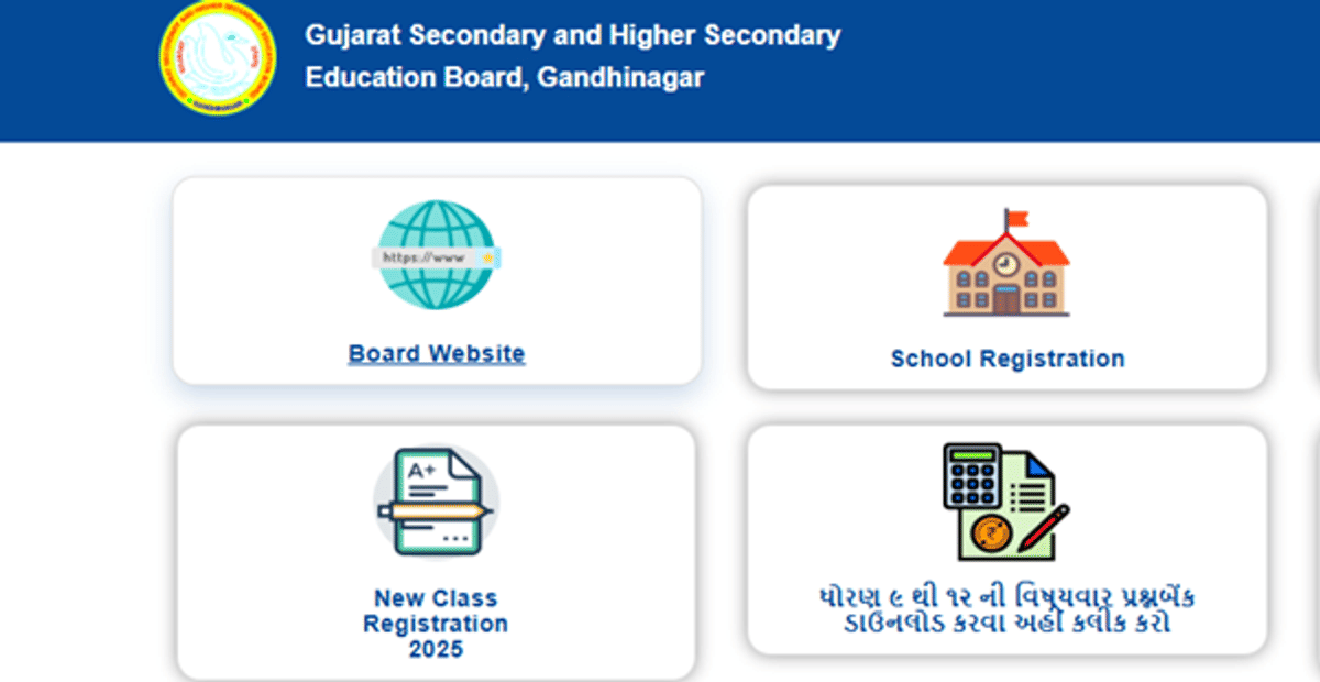 Gujarat Board Class 12 Syllabus 2026