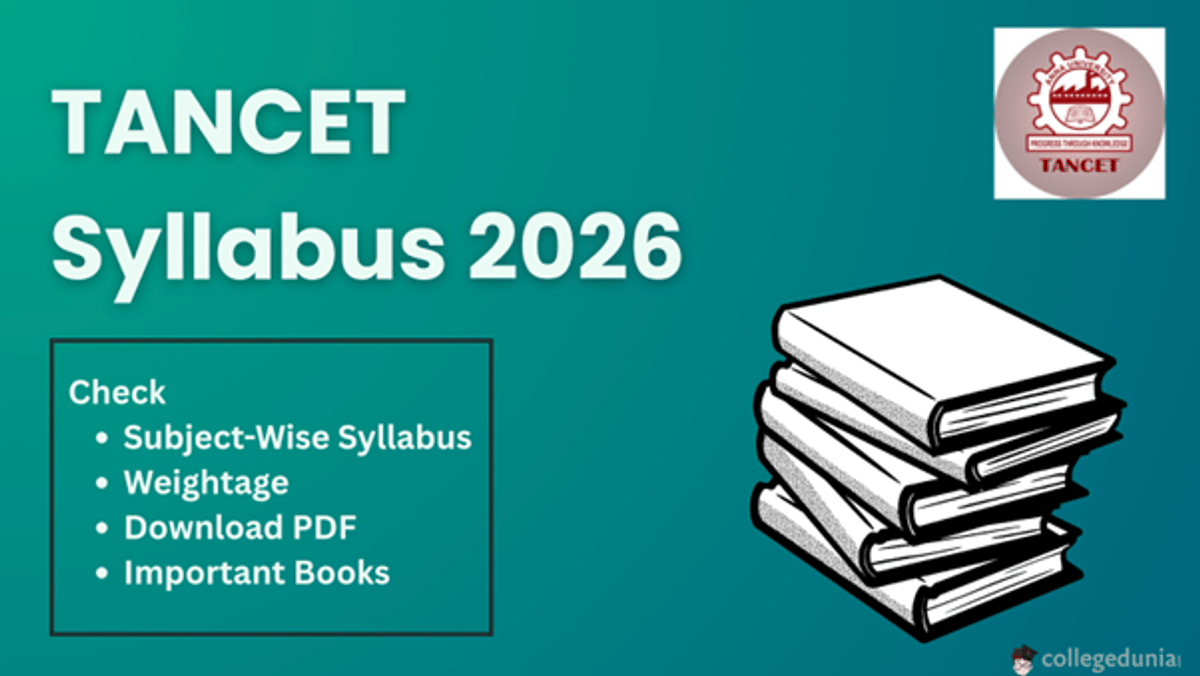 TANCET Syllabus 2026