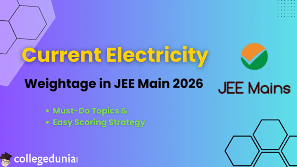 Current Electricity Weightage in JEE Main 2026