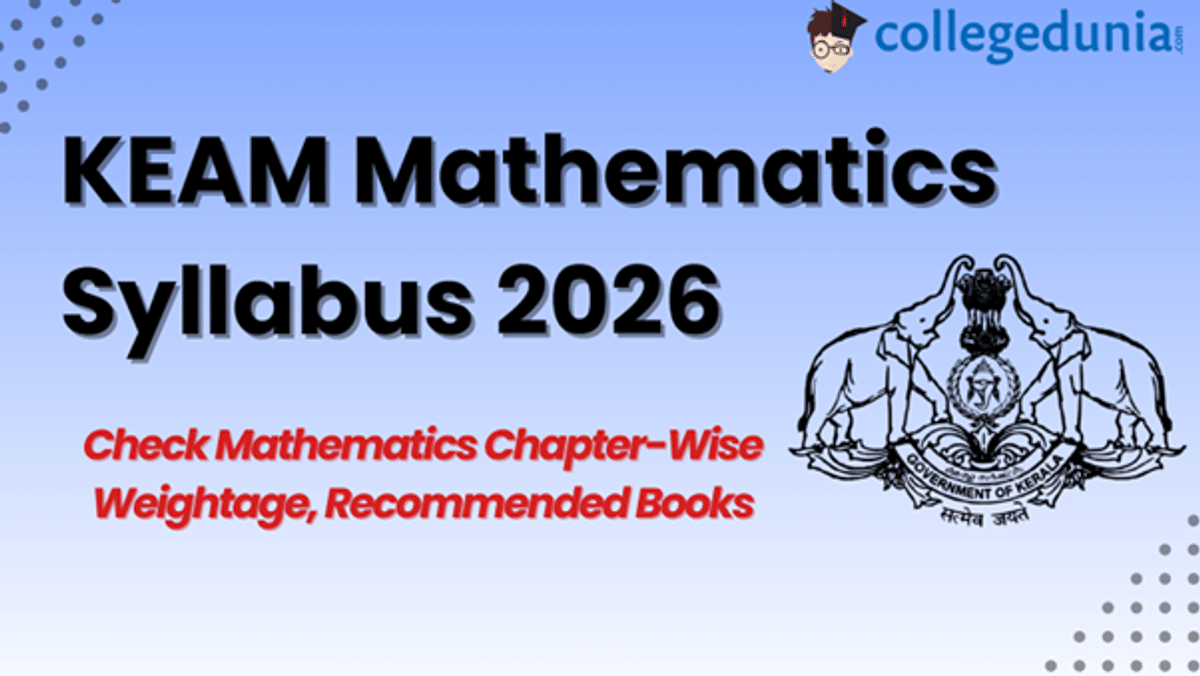 KEAM Mathematics Syllabus 2026