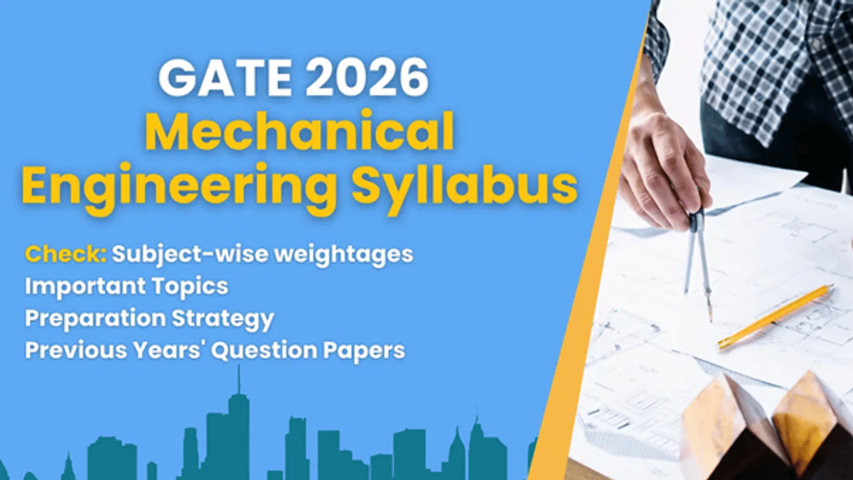 GATE Machenical Engineering Syllabus 2026