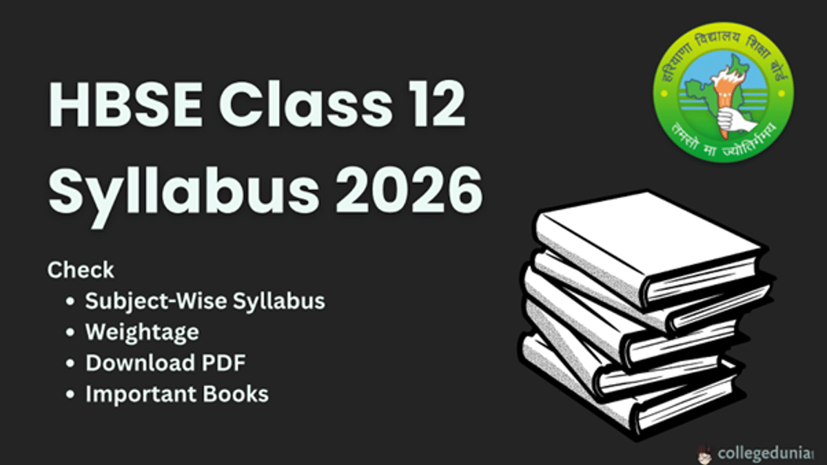 HBSE Class 12 Syllabus 2026