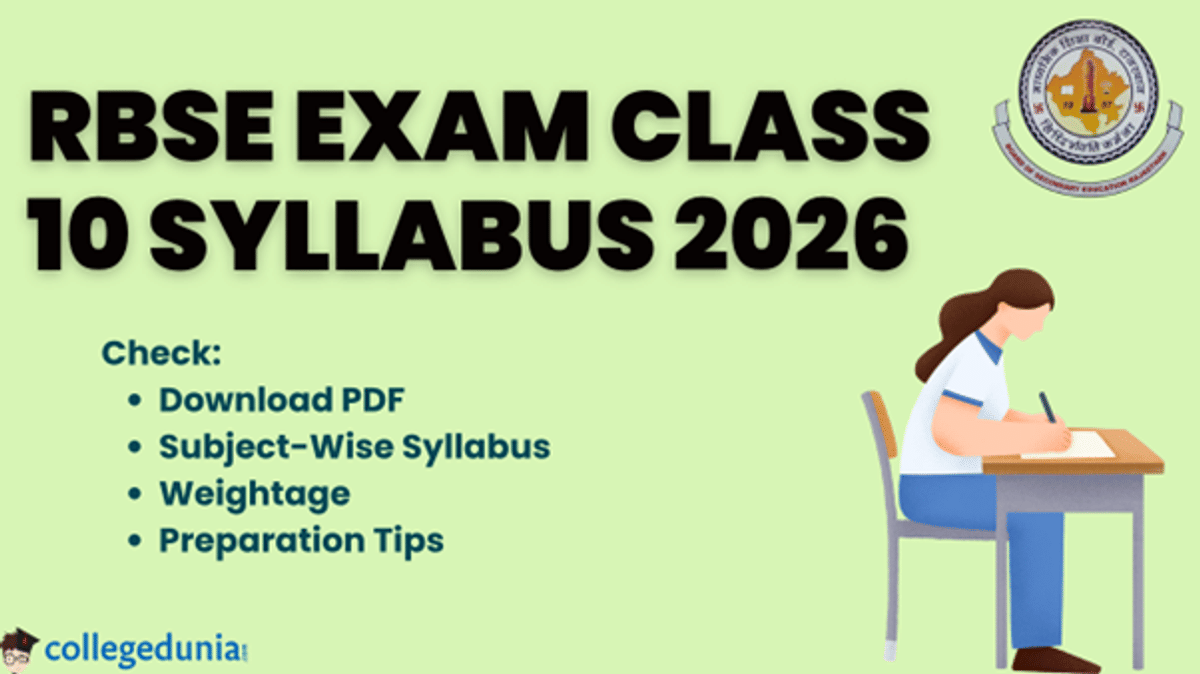 RBSE Exam Class 10 Syllabus 2026