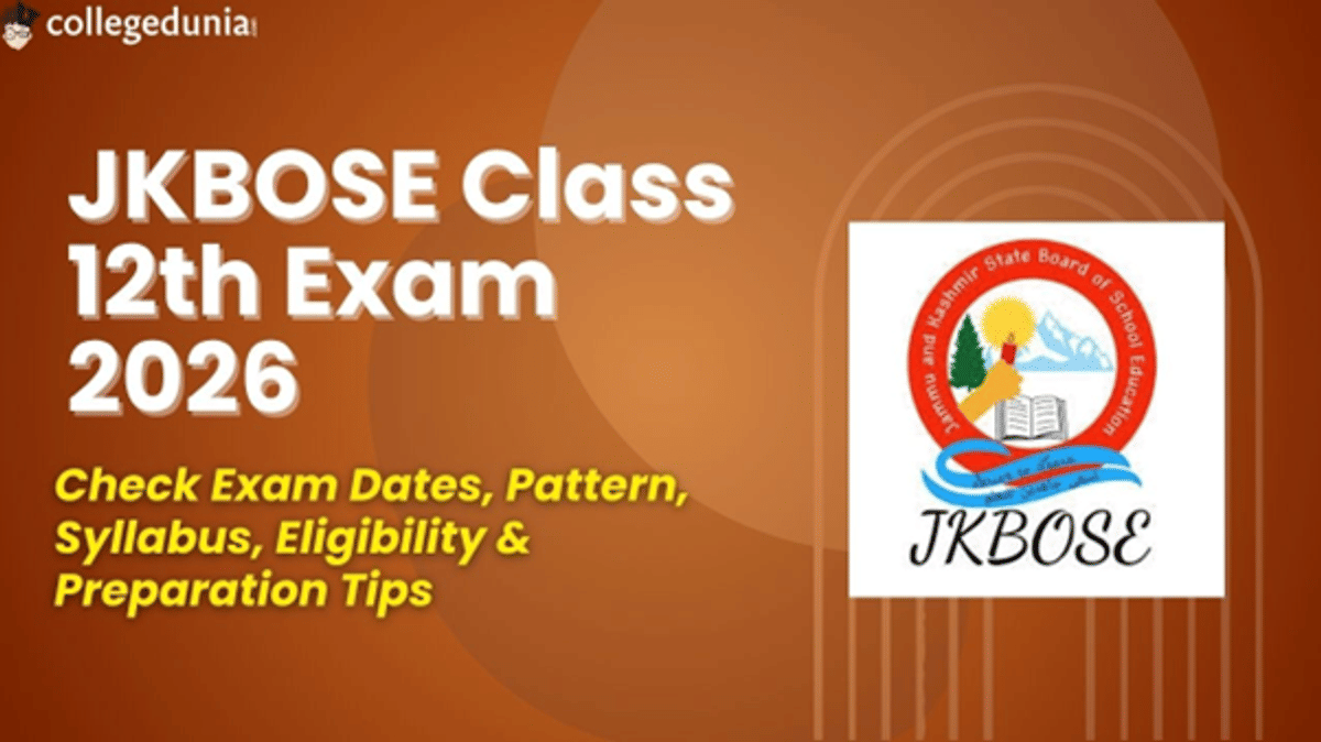 JKBOSE Class 12th Exam 2026