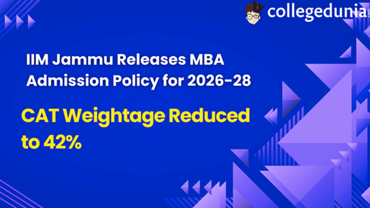 IIM Jammu Releases MBA Admission Policy for 2026-28