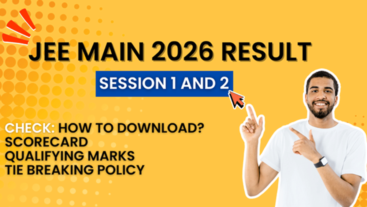 JEE Main Result 2026