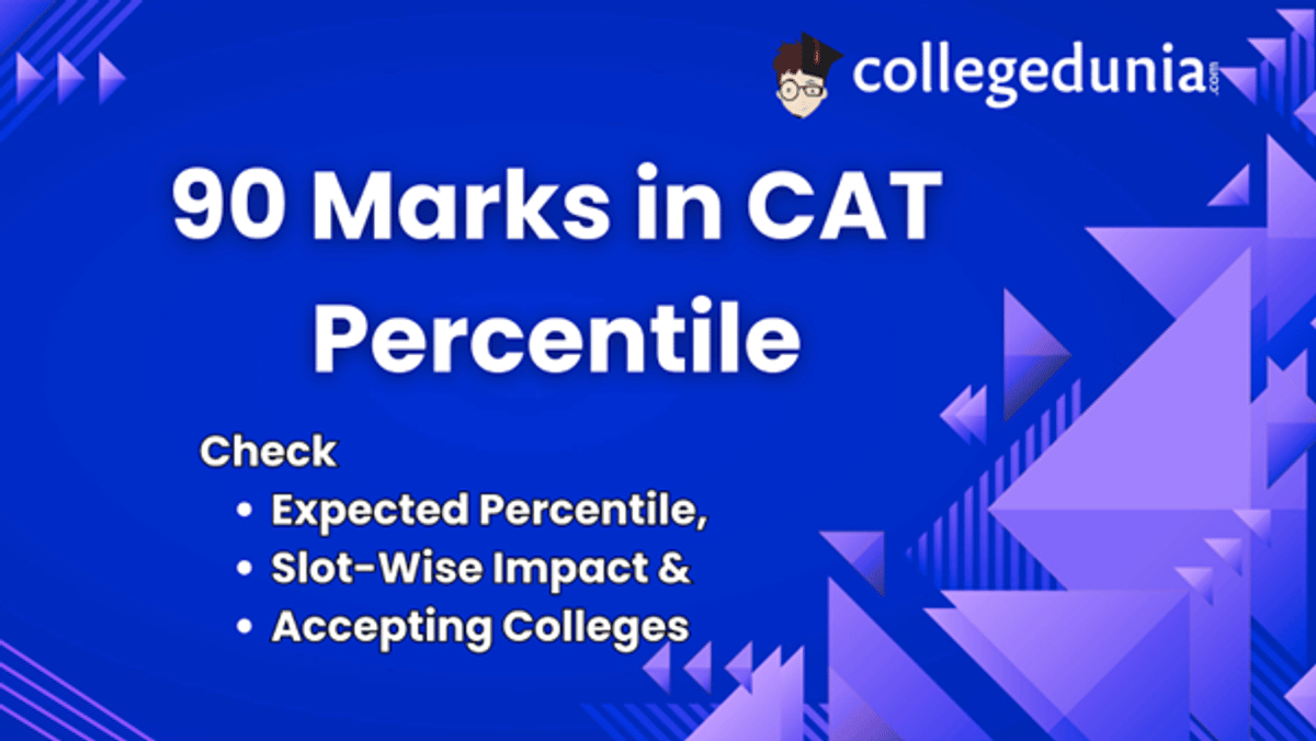 90 Marks in CAT Percentile