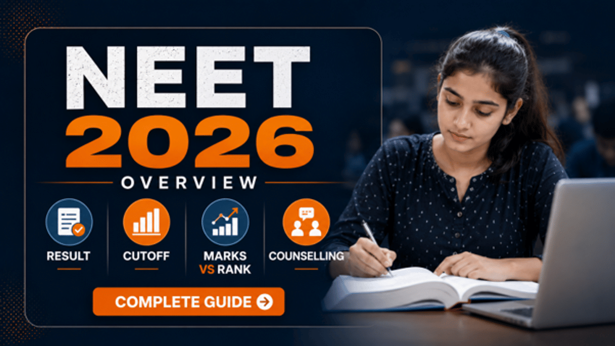 NEET 2026- Answer Key (OUT), Question Paper, Marks Vs Rank, Result and Counselling