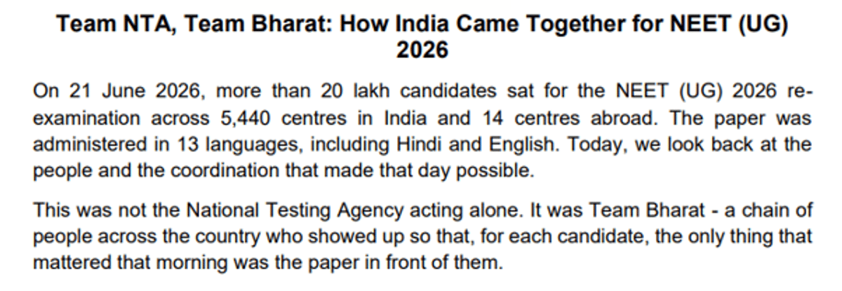 NEET 2026- Answer Key (OUT), Question Paper, Marks Vs Rank, Result and Counselling