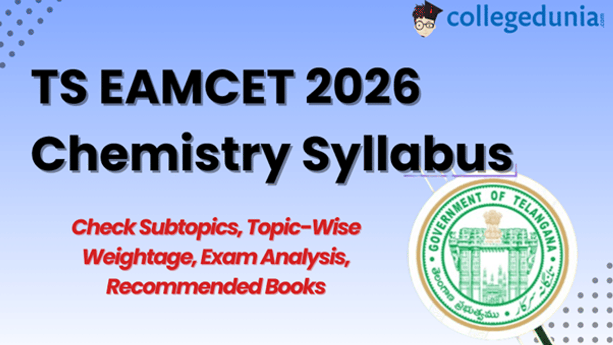 TS EAMCET Chemistry Syllabus 2026
