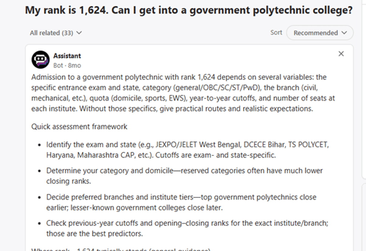 TS POLYCET 2026: Marks vs Rank vs College