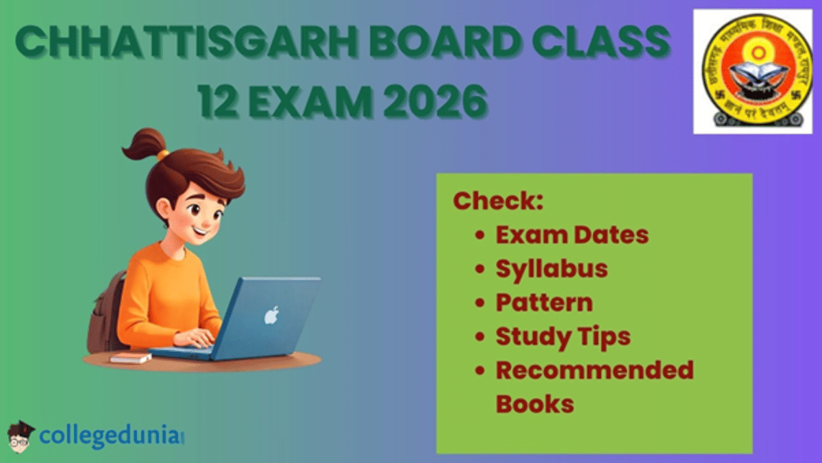 CGBSE (Chhattisgarh) Class 12 Exam 2026