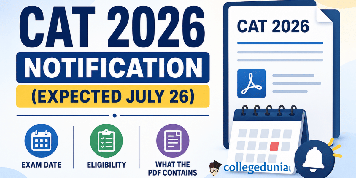CAT 2026 Notification (Expected July 26): Exam Date, Eligibility & What the PDF Contains