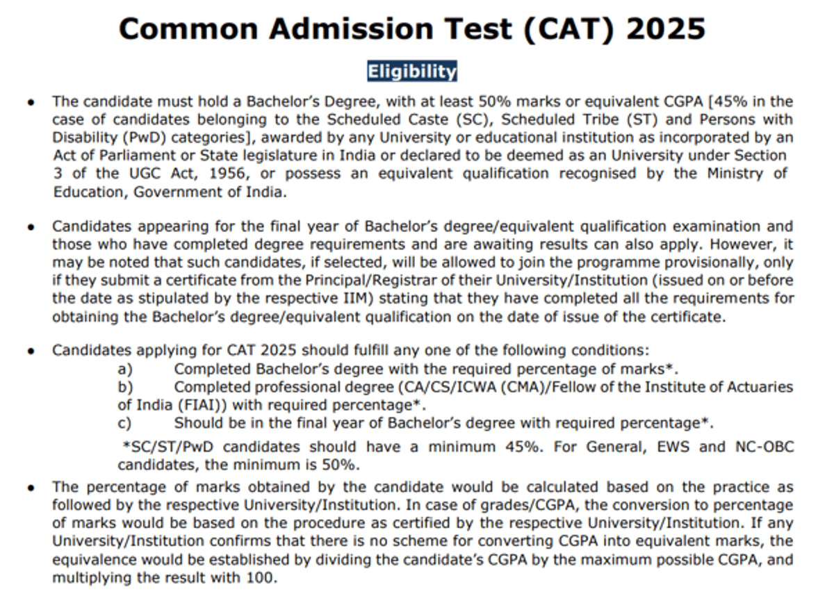 CAT 2026 Notification (Expected July 26): Exam Date, Eligibility & What the PDF Contains