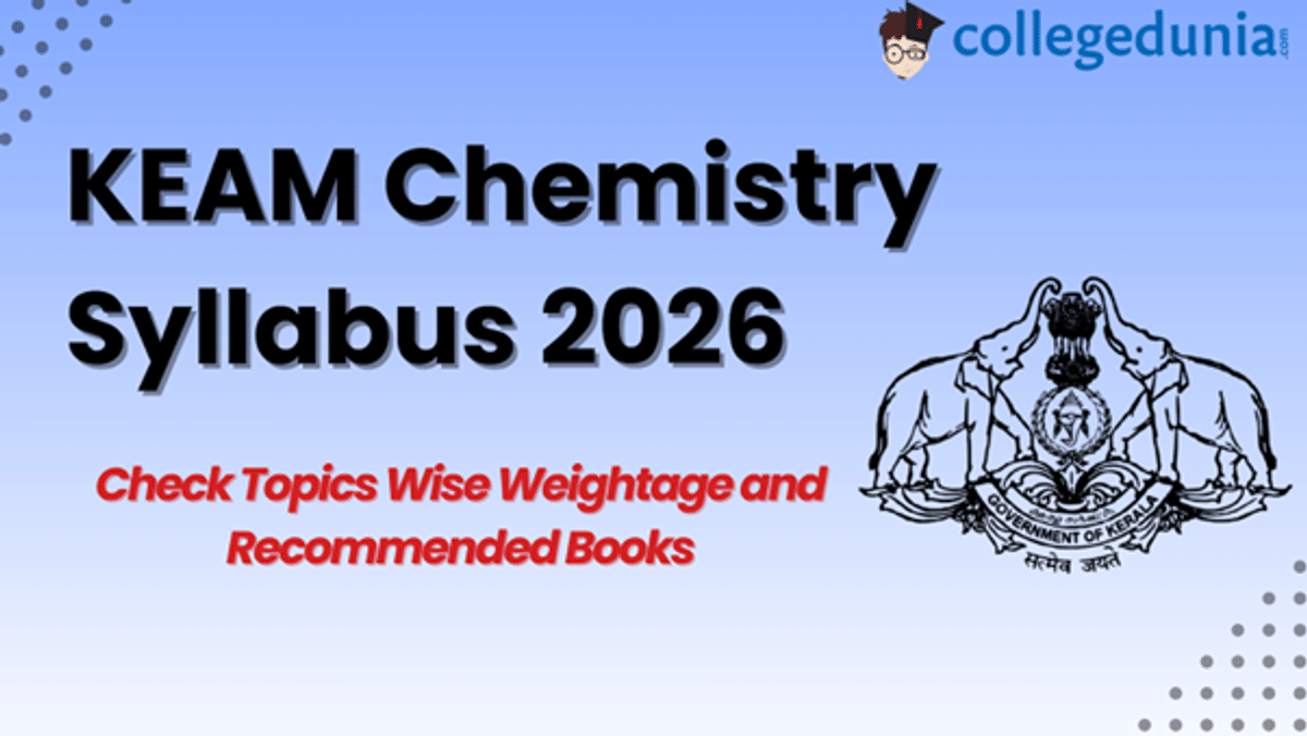 KEAM Chemistry Syllabus 2026