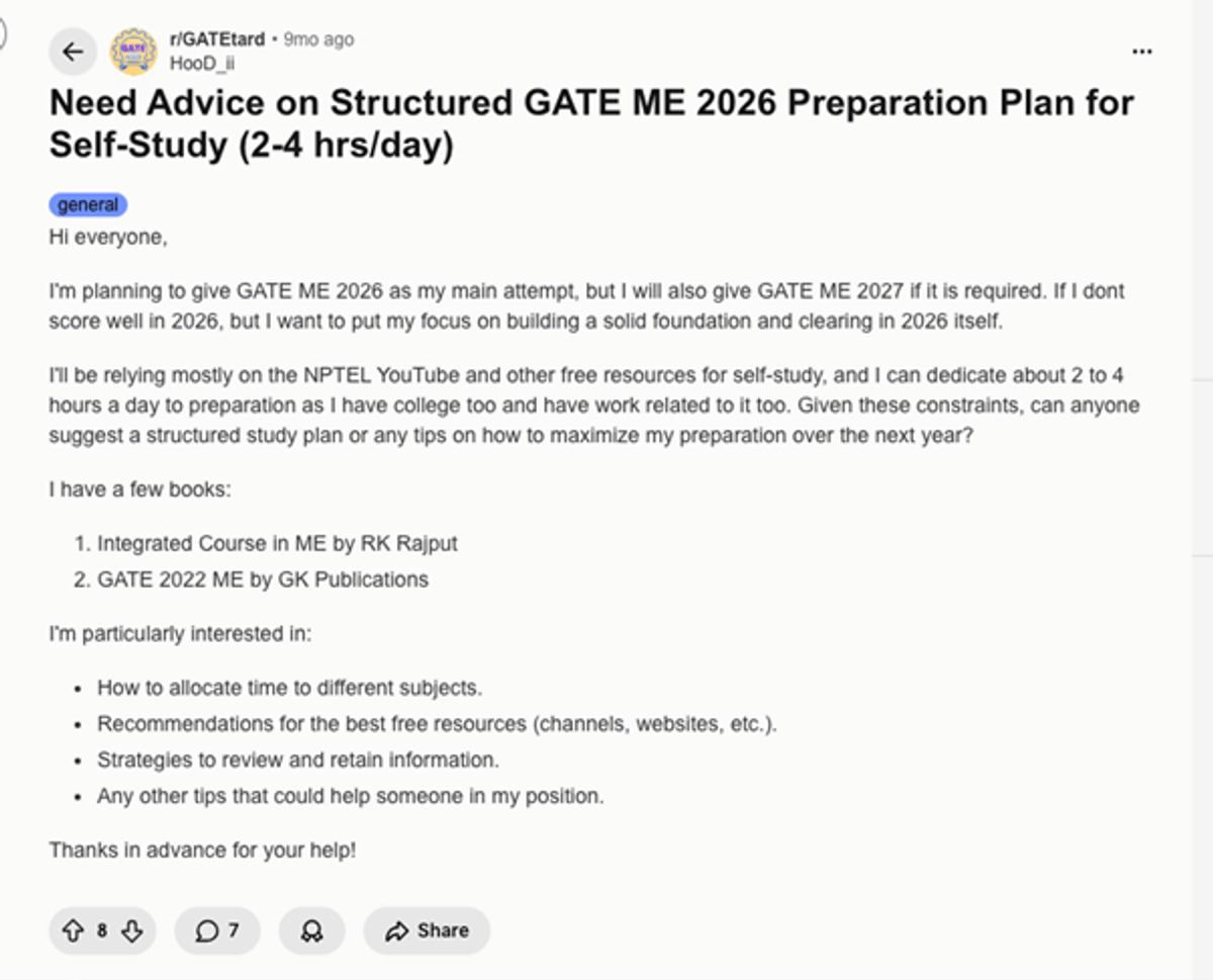 GATE ME Exam-Pattern 2026
