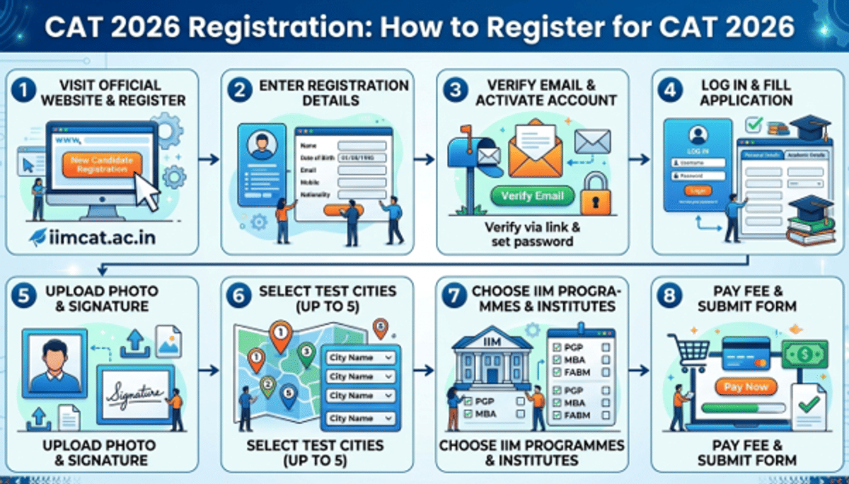 CAT 2026 Registration to Begin in August at iimcat.ac.in: Exam Date, Fee & How to Apply