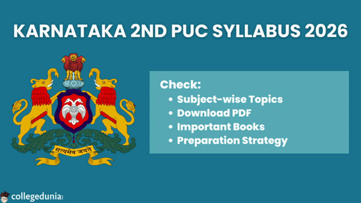Karnataka 2nd PUC Syllabus 2026