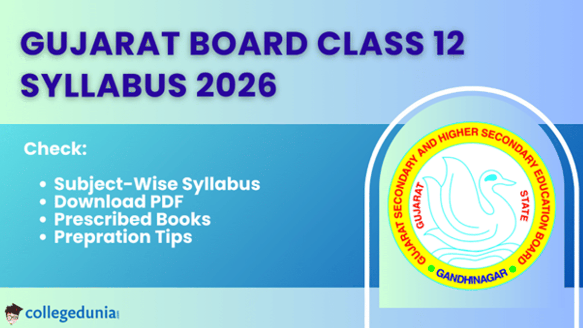 Gujarat Board Class 12 Syllabus 2026