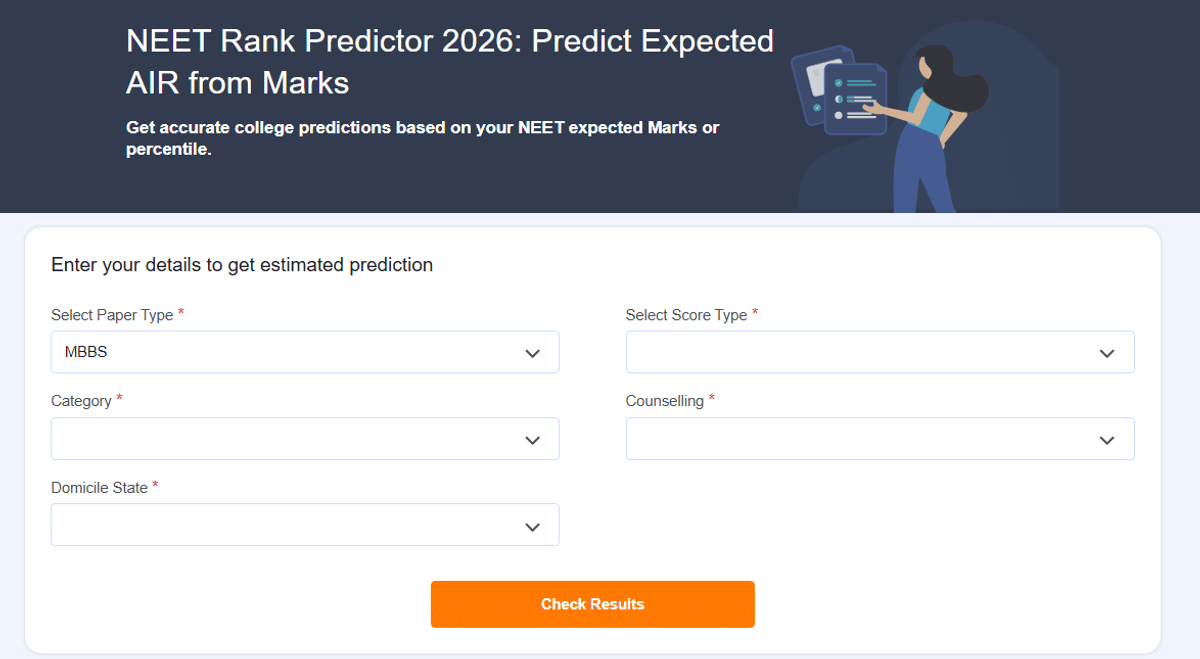 NEET Rank Predictor 2026