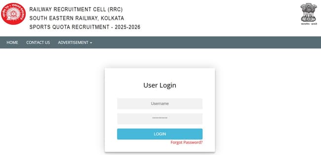RRC SER Apply Online
