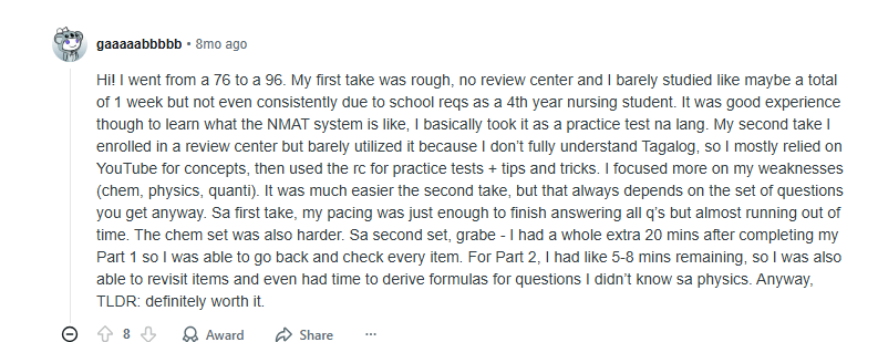 Real Student Experiences