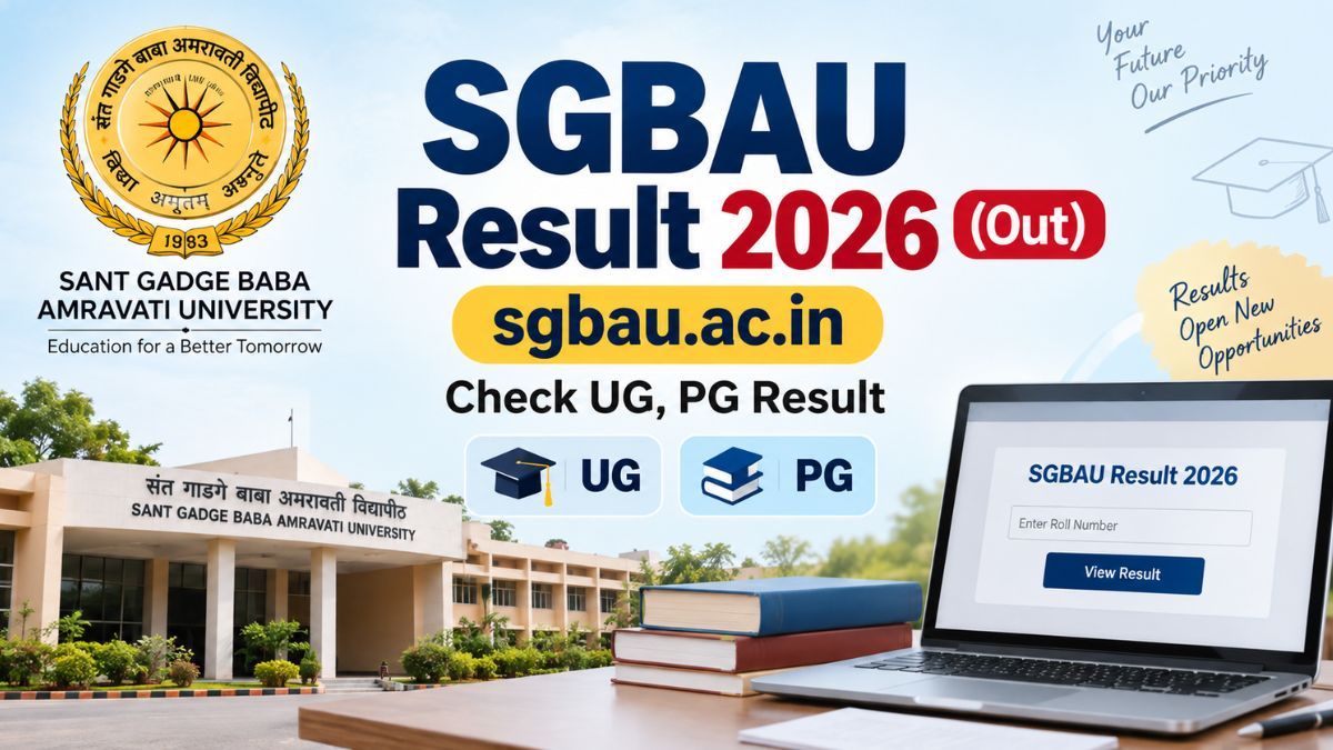 SGBAU Result 2026 (Out) sgbau.ac.in: Check UG, PG Result