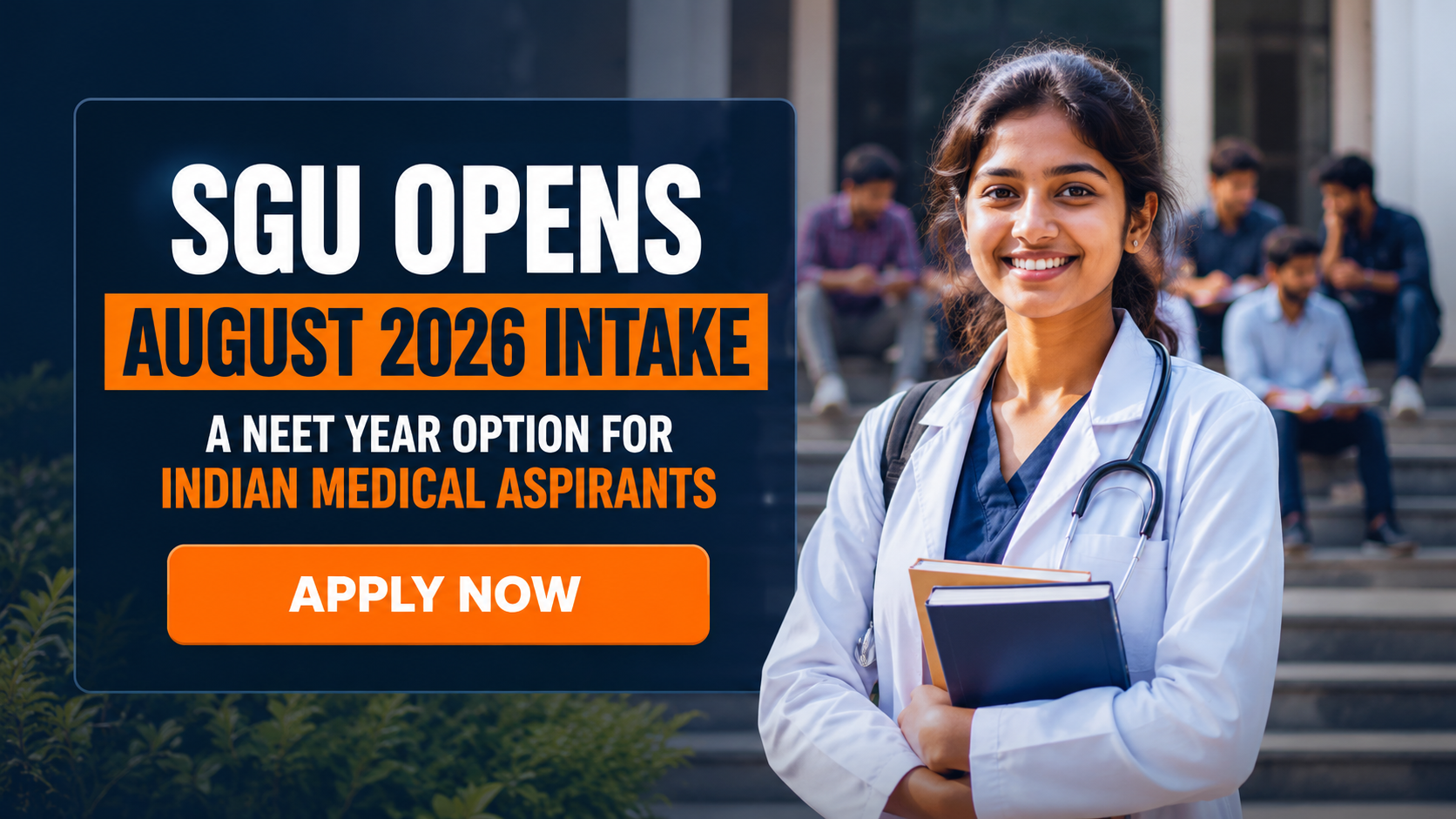SGU Opens Aug 2026 Intake