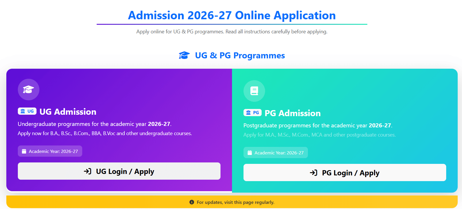SJC Trichy Admission 2026-27 Online Application