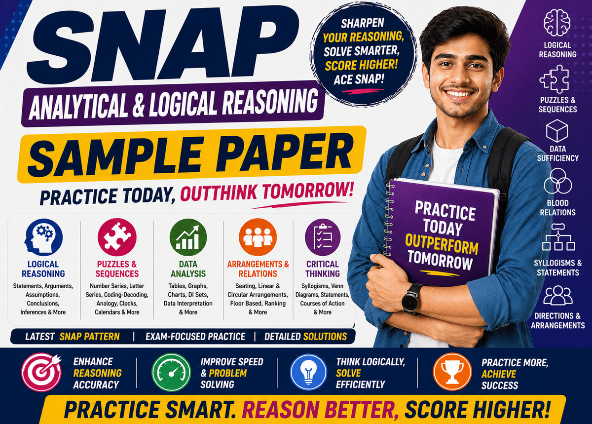 SNAP Analytical & Logical Reasoning Sample Paper