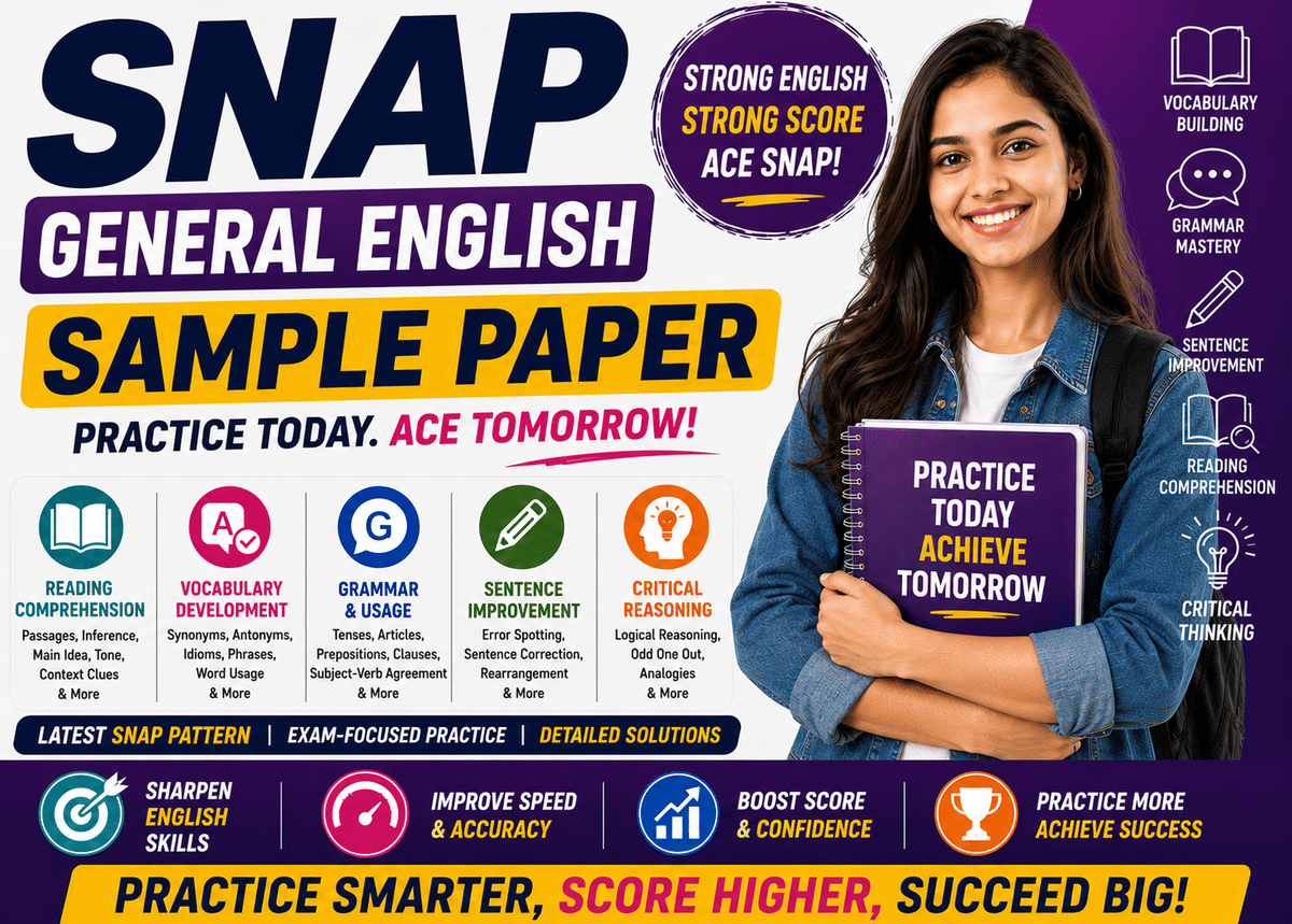 SNAP General English Sample Paper