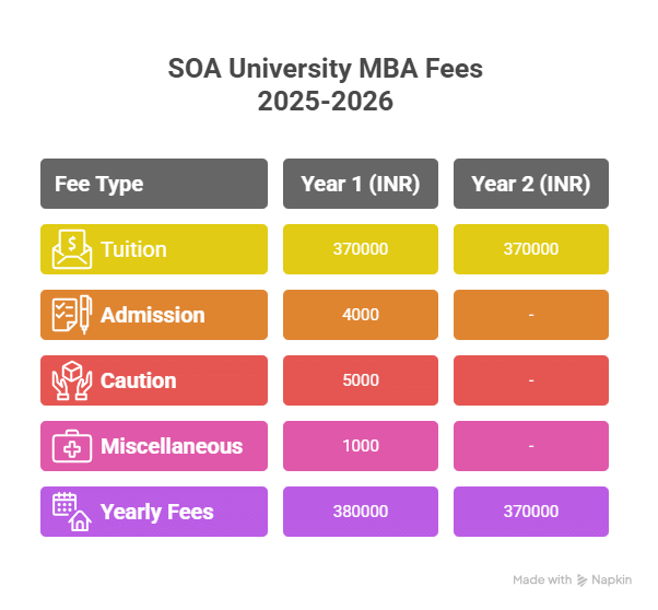 SOA University Courses & Fees 2025