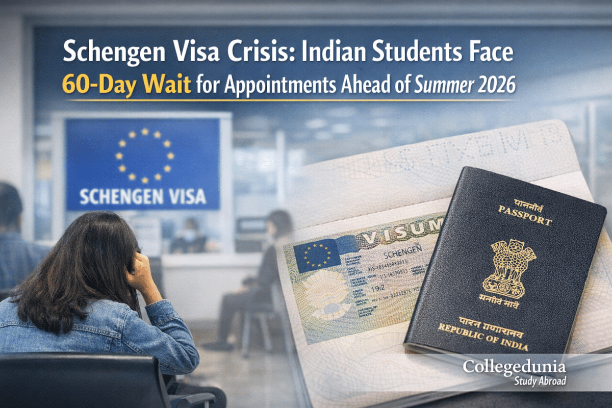 Schengen Visa Crisis: Indian Students Face 60-Day Wait for Appointments Ahead of Summer 2026