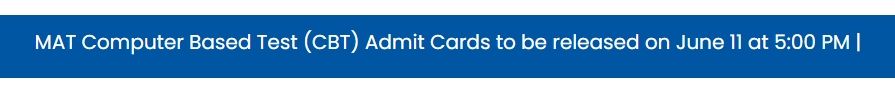 MAT Admit Card 2026