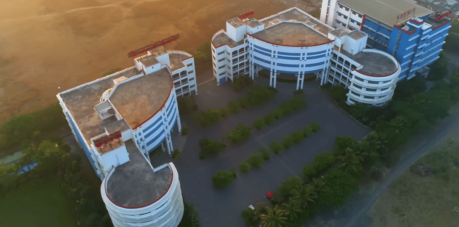 Sri Balaji University Drone View